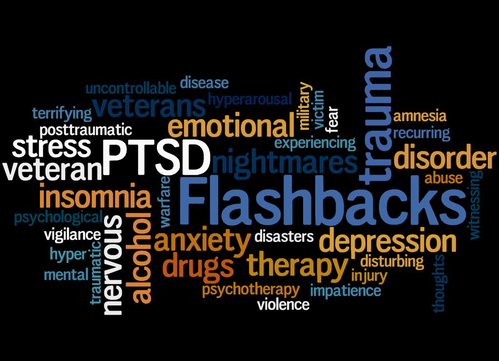 PTSD word cloud