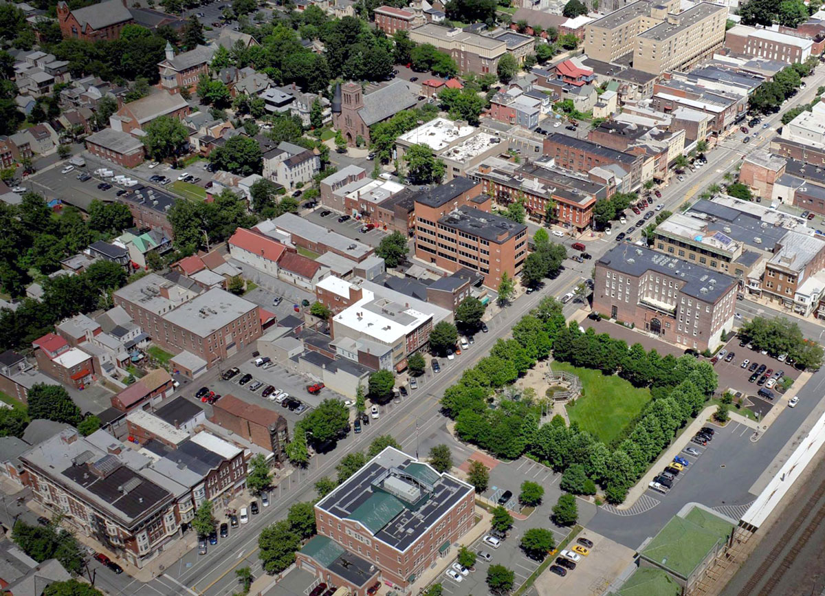 aerial photo of Pottstown